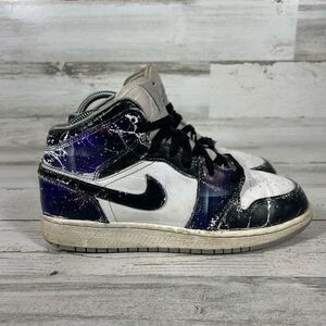 Nike Kids Air Jordan 1 High‎ OG Tie Dye PS Cu0449 100 Sneaker Black & White Size